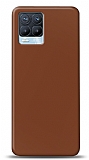 Dafoni Realme 8 Pro Mat Kahverengi Telefon Kaplama