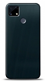 Dafoni Realme C25 Metalik Parlak Görünümlü Mavi Telefon Kaplama