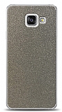 Dafoni Samsung Galaxy A3 2016 Silver Parlak Simli Telefon Kaplama
