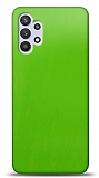 Dafoni Samsung Galaxy A32 4G Metalik Parlak Görünümlü Yeşil Telefon Kaplama