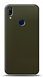Dafoni Samsung Galaxy A40 Metalik Parlak Grnml Koyu Yeil Telefon Kaplama