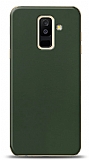 Dafoni Samsung Galaxy A6 Plus 2018 Mat Yeşil Telefon Kaplama