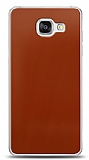 Dafoni Samsung Galaxy A7 2016 Metalik Parlak Görünümlü Kırmızı Telefon Kaplama