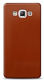 Dafoni Samsung Galaxy A7 Metalik Parlak Görünümlü Kırmızı Telefon Kaplama