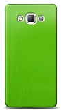 Dafoni Samsung Galaxy A7 Metalik Parlak Görünümlü Yeşil Telefon Kaplama