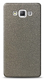 Dafoni Samsung Galaxy A7 Silver Parlak Simli Telefon Kaplama