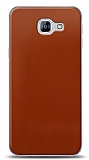 Dafoni Samsung Galaxy A8 2016 Metalik Parlak Görünümlü Kırmızı Telefon Kaplama