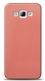 Dafoni Samsung Galaxy A8 Metalik Parlak Görünümlü Pembe Telefon Kaplama