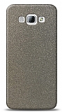 Dafoni Samsung Galaxy A8 Silver Parlak Simli Telefon Kaplama
