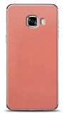 Dafoni Samsung Galaxy C5 Metalik Parlak Görünümlü Pembe Telefon Kaplama