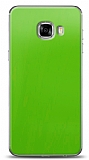 Dafoni Samsung Galaxy C5 Metalik Parlak Görünümlü Yeşil Telefon Kaplama