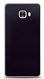 Dafoni Samsung Galaxy C7 Metalik Parlak Görünümlü Mor Telefon Kaplama