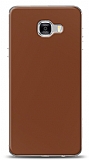 Dafoni Samsung Galaxy C7 Pro Mat Kahverengi Telefon Kaplama
