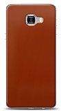 Dafoni Samsung Galaxy C7 Pro Metalik Parlak Görünümlü Kırmızı Telefon Kaplama