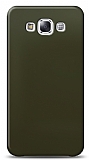 Dafoni Samsung Galaxy E5 Metalik Parlak Görünümlü Koyu Yeşil Telefon Kaplama