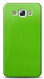 Dafoni Samsung Galaxy E7 Metalik Parlak Görünümlü Yeşil Telefon Kaplama