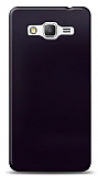 Dafoni Samsung Galaxy Grand Prime / Plus Metalik Parlak Görünümlü Mor Telefon Kaplama