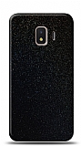 Dafoni Samsung Galaxy J2 Core J260F Siyah Parlak Simli Telefon Kaplama