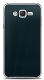 Dafoni Samsung Galaxy J2 Metalik Parlak Görünümlü Mavi Telefon Kaplama