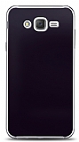 Dafoni Samsung Galaxy J2 Metalik Parlak Görünümlü Mor Telefon Kaplama