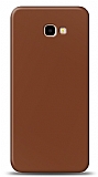 Dafoni Samsung Galaxy J4 Plus Mat Kahverengi Telefon Kaplama