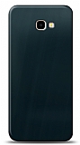 Dafoni Samsung Galaxy J4 Plus Metalik Parlak Görünümlü Mavi Telefon Kaplama