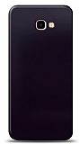 Dafoni Samsung Galaxy J4 Plus Metalik Parlak Görünümlü Mor Telefon Kaplama