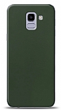 Dafoni Samsung Galaxy J6 Mat Yeşil Telefon Kaplama