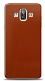 Dafoni Samsung Galaxy J7 Duo Metalik Parlak Görünümlü Kırmızı Telefon Kaplama
