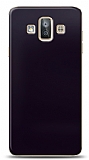 Dafoni Samsung Galaxy J7 Duo Metalik Parlak Görünümlü Mor Telefon Kaplama