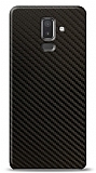 Dafoni Samsung Galaxy J8 Karbon Görünümlü Telefon Kaplama