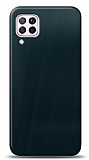 Dafoni Samsung Galaxy M12 Metalik Parlak Görünümlü Mavi Telefon Kaplama