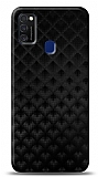 Dafoni Samsung Galaxy M21 Black Comb Telefon Kaplama