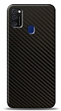 Dafoni Samsung Galaxy M21 Karbon Görünümlü Telefon Kaplama