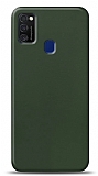 Dafoni Samsung Galaxy M21 Mat Yeşil Telefon Kaplama