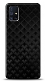 Dafoni Samsung Galaxy M51 Black Comb Telefon Kaplama