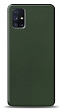 Dafoni Samsung Galaxy M51 Mat Yeşil Telefon Kaplama