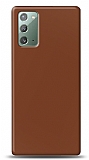 Dafoni Samsung Galaxy Note 20 Mat Kahverengi Telefon Kaplama