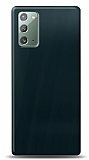 Dafoni Samsung Galaxy Note 20 Metalik Parlak Görünümlü Mavi Telefon Kaplama