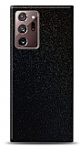 Dafoni Samsung Galaxy Note 20 Ultra Siyah Parlak Simli Telefon Kaplama