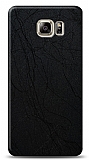 Dafoni Samsung Galaxy Note 5 Siyah Electro Deri Görünümlü Telefon Kaplama