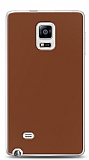 Dafoni Samsung Galaxy Note Edge Mat Kahverengi Telefon Kaplama