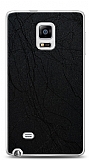 Dafoni Samsung Galaxy Note Edge Siyah Electro Deri Görünümlü Telefon Kaplama