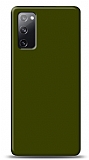 Dafoni Samsung Galaxy S20 FE Mat Açık Yeşil Telefon Kaplama