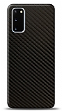 Dafoni Samsung Galaxy S20 Karbon Görünümlü Telefon Kaplama