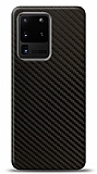 Dafoni Samsung Galaxy S20 Ultra Karbon Görünümlü Telefon Kaplama