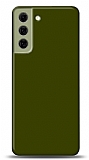 Dafoni Samsung Galaxy S21 FE 5G Mat Açık Yeşil Telefon Kaplama