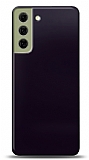 Dafoni Samsung Galaxy S21 FE 5G Metalik Parlak Görünümlü Mor Telefon Kaplama