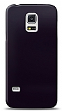 Dafoni Samsung Galaxy S5 Metalik Parlak Görünümlü Mor Telefon Kaplama