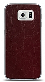 Dafoni Samsung Galaxy S6 Bordo Electro Deri Görünümlü Telefon Kaplama
